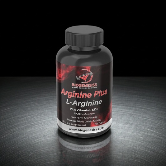 Biogenesis Arginine Plus – L-Arginine with Vitamin E & D3 (1)