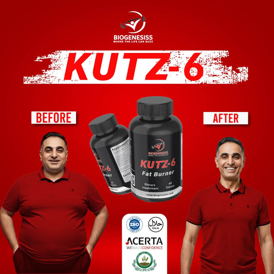 Biogenesiss™ KUTZ 6 – Advanced Fat Burner | 60 Tablets | Men