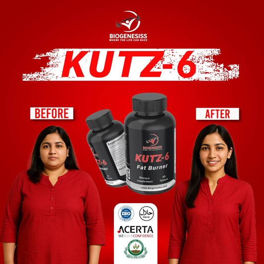 Biogenesiss™ KUTZ 6 – Advanced Fat Burner | 60 Tablets | Women