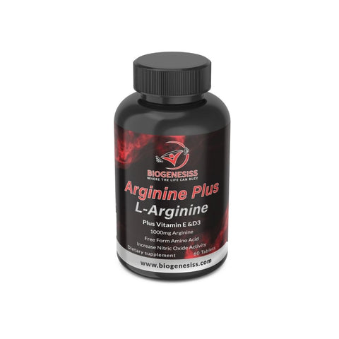 Biogenesis Arginine Plus – L-Arginine with Vitamin E & D3 (1)